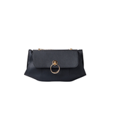 Black trapeze handbag